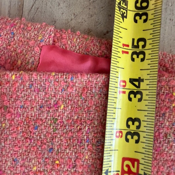 INC International Concepts Women's Pink Trench Coat wool blend size 2 - Picture 8 of 8